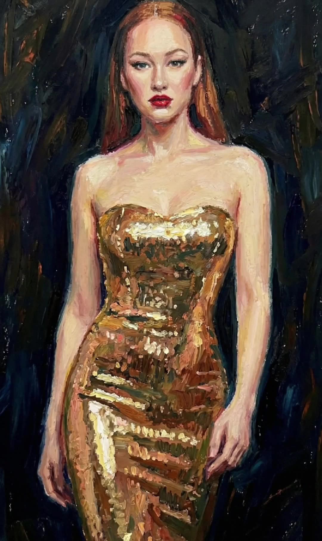 Still frame of the artist interpreted through AI